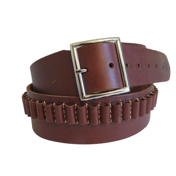 Heritage Other - Heritage Brown Leather Cartridge Ammo Belt Western Hunting Size Large 122-1-LG-H